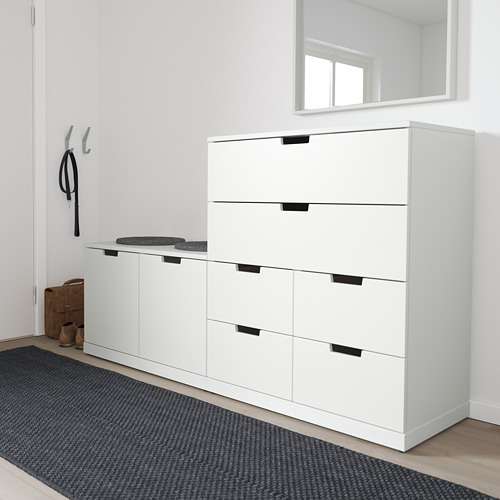 NORDLI chest of 8 drawers