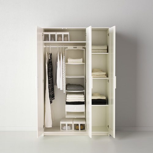 BRIMNES - 三門衣櫃/衣櫥, 白色 | IKEA 線上購物 - PE386053_S4