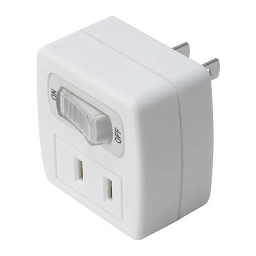 KOPPLA - 1轉2轉接器附開關, 非接地 白色 | IKEA 線上購物 - PE605659_S4