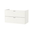 GODMORGON - wash-stand with 2 drawers, Kasjön white | IKEA Taiwan Online - PE663421_S2 