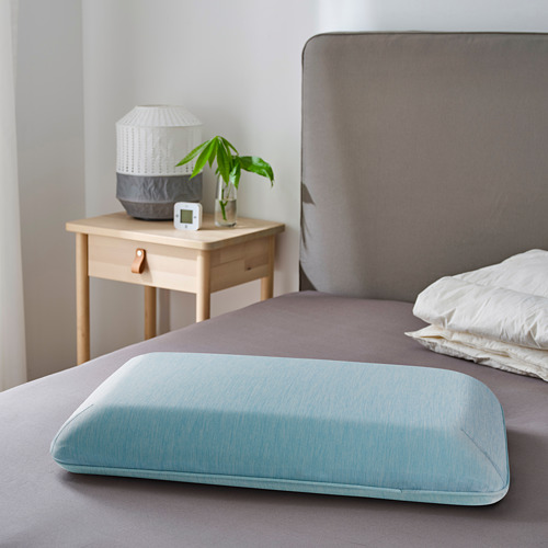 HÅRGÄNGEL - ergonomic pillow, side/back sleeper, light blue | IKEA Taiwan Online - PE805447_S4