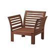 ÄPPLARÖ - armchair, outdoor, brown stained | IKEA Taiwan Online - PE805469_S2 