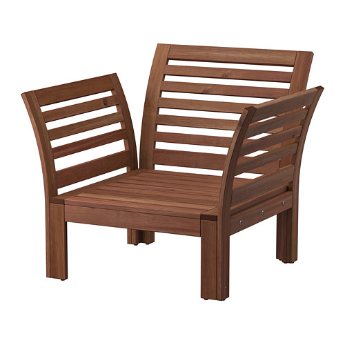 ÄPPLARÖ - 戶外扶手椅, 棕色 | IKEA 線上購物 - PE805469_S4