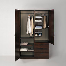 MUSKEN - wardrobe with 2 doors+3 drawers, white | IKEA Taiwan Online - PE673833_S3