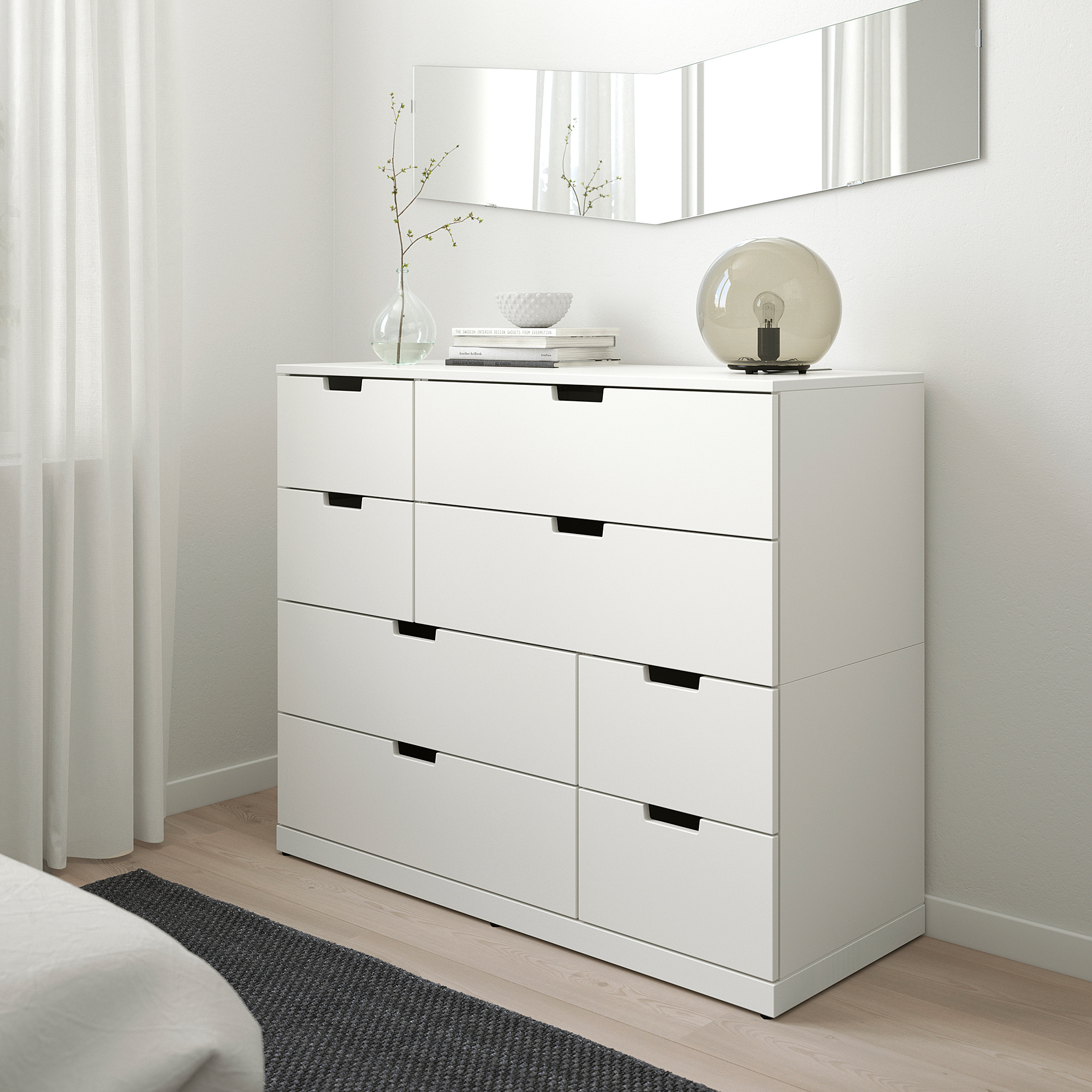 NORDLI chest of 8 drawers