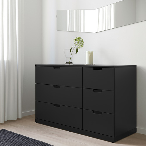 NORDLI - 抽屜櫃/6抽, 碳黑色 | IKEA 線上購物 - PE660444_S4