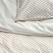BANDKNIPPE duvet cover and 2 pillowcases