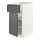 METOD/MAXIMERA - base cabinet with drawer/door, white/Voxtorp dark grey | IKEA Taiwan Online - PE750193_S1