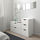 NORDLI - chest of 5 drawers, white | IKEA Taiwan Online - PE660434_S1