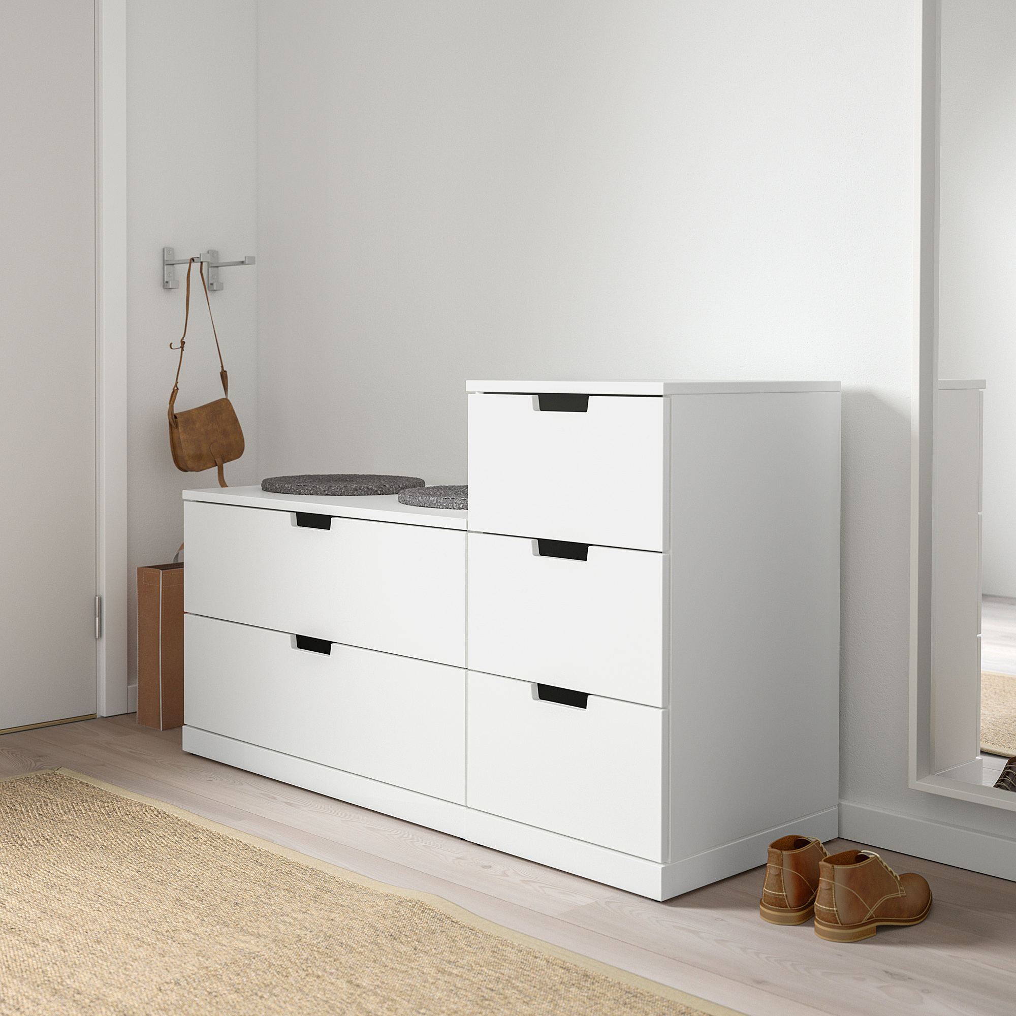 NORDLI chest of 5 drawers