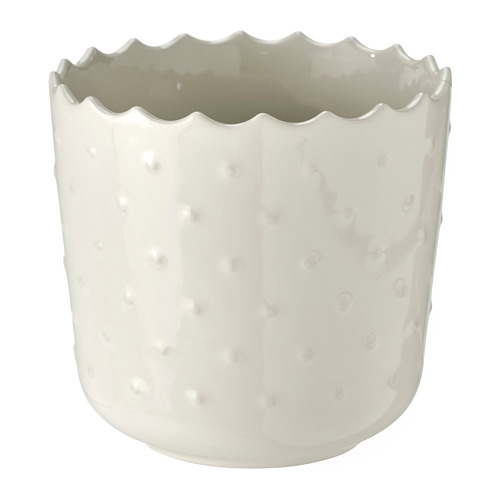 SESAMFRÖN - 花盆, 室內/戶外用 淺乳白色 | IKEA 線上購物 - PE809501_S4