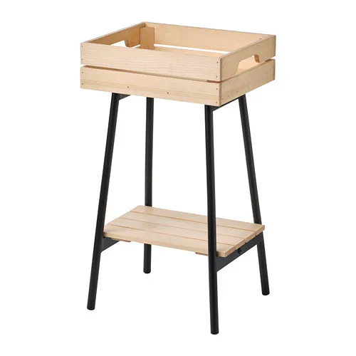 VANILJSTÅNG - plant stand, pine/black, 55 cm | IKEA Taiwan Online - PE809504_S4
