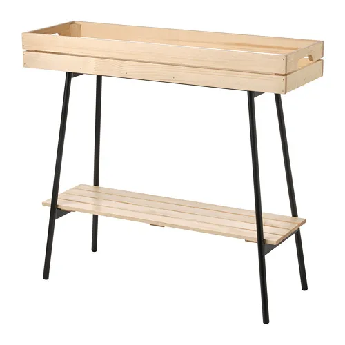 VANILJSTÅNG - plant stand, pine/black, 67 cm | IKEA Taiwan Online - PE809507_S4