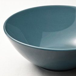 FÄRGKLAR - 碗, 無光澤 淺土耳其藍, 直徑16公分 | IKEA 線上購物 - PE805525_S3