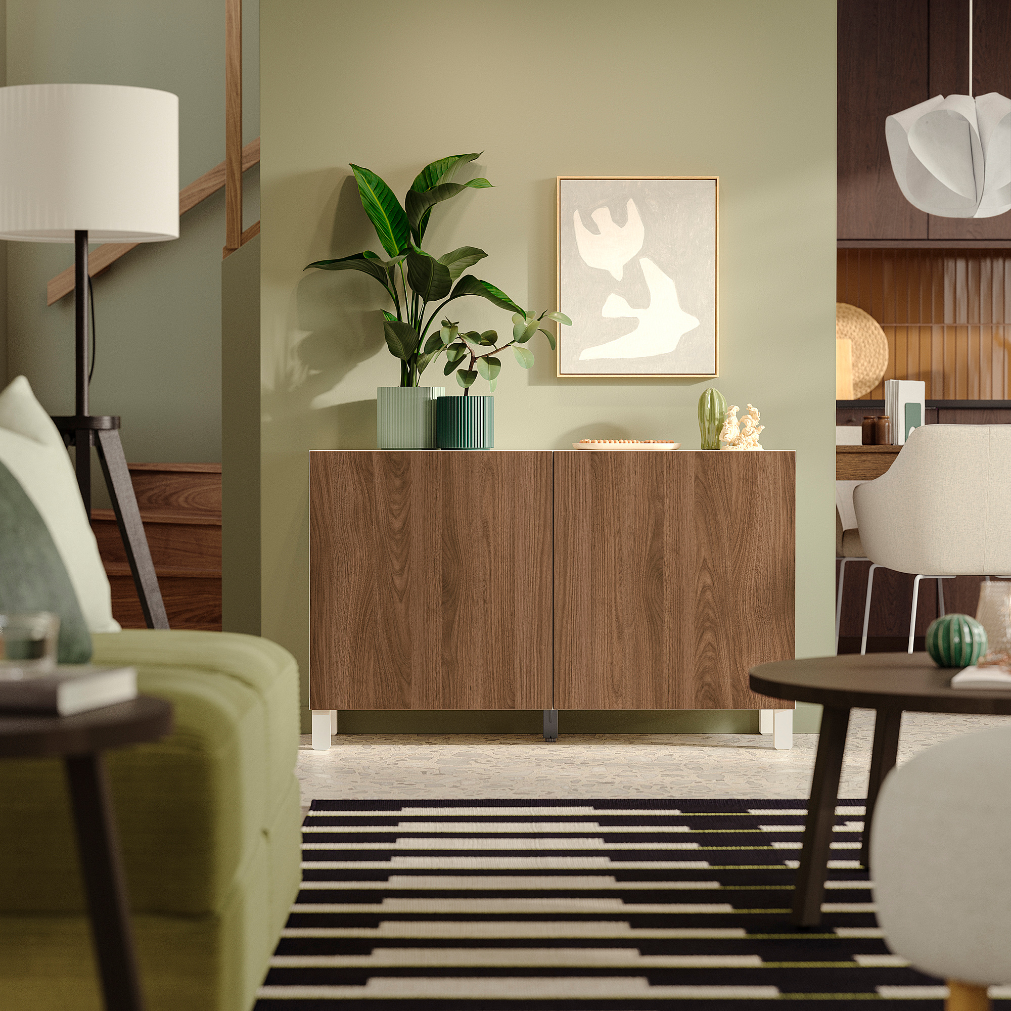 BESTÅ storage combination with doors