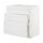 METOD/MAXIMERA - base cab f sink+3 fronts/2 drawers, white/Stensund white | IKEA Taiwan Online - PE805635_S1