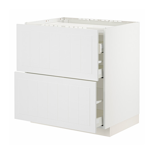 METOD/MAXIMERA base cab f hob/2 fronts/3 drawers