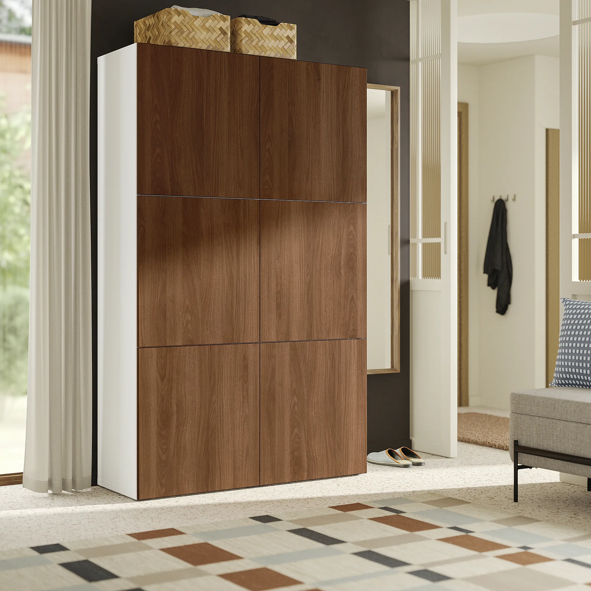BESTÅ storage combination with doors