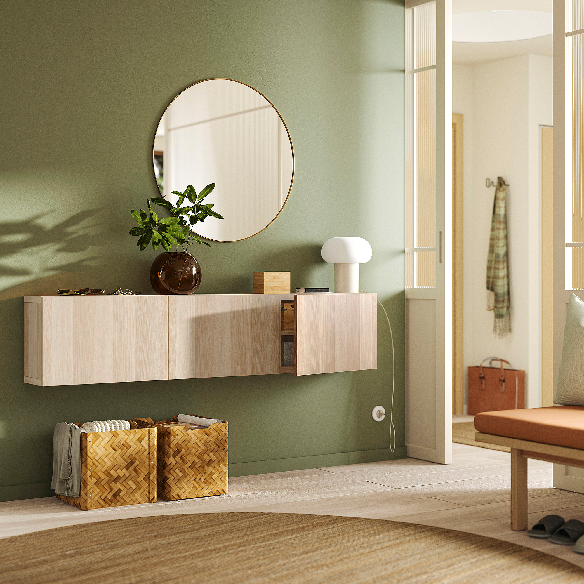 BESTÅ wall-mounted cabinet combination