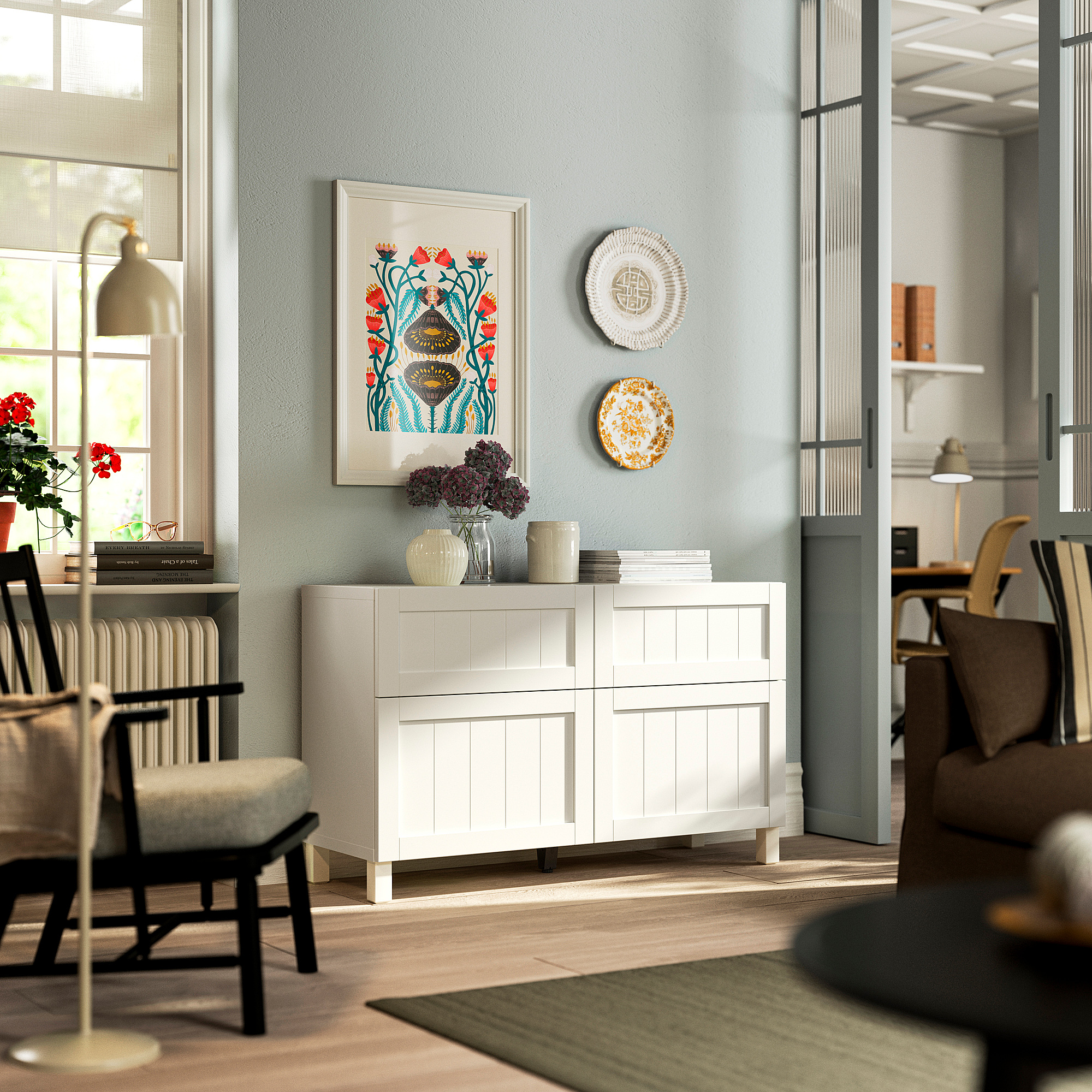 BESTÅ 收納組合附門/抽屜