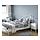 MUSKEN - 雙人床框, 白色, 附LÖNSET床底板條 | IKEA 線上購物 - PE381586_S1