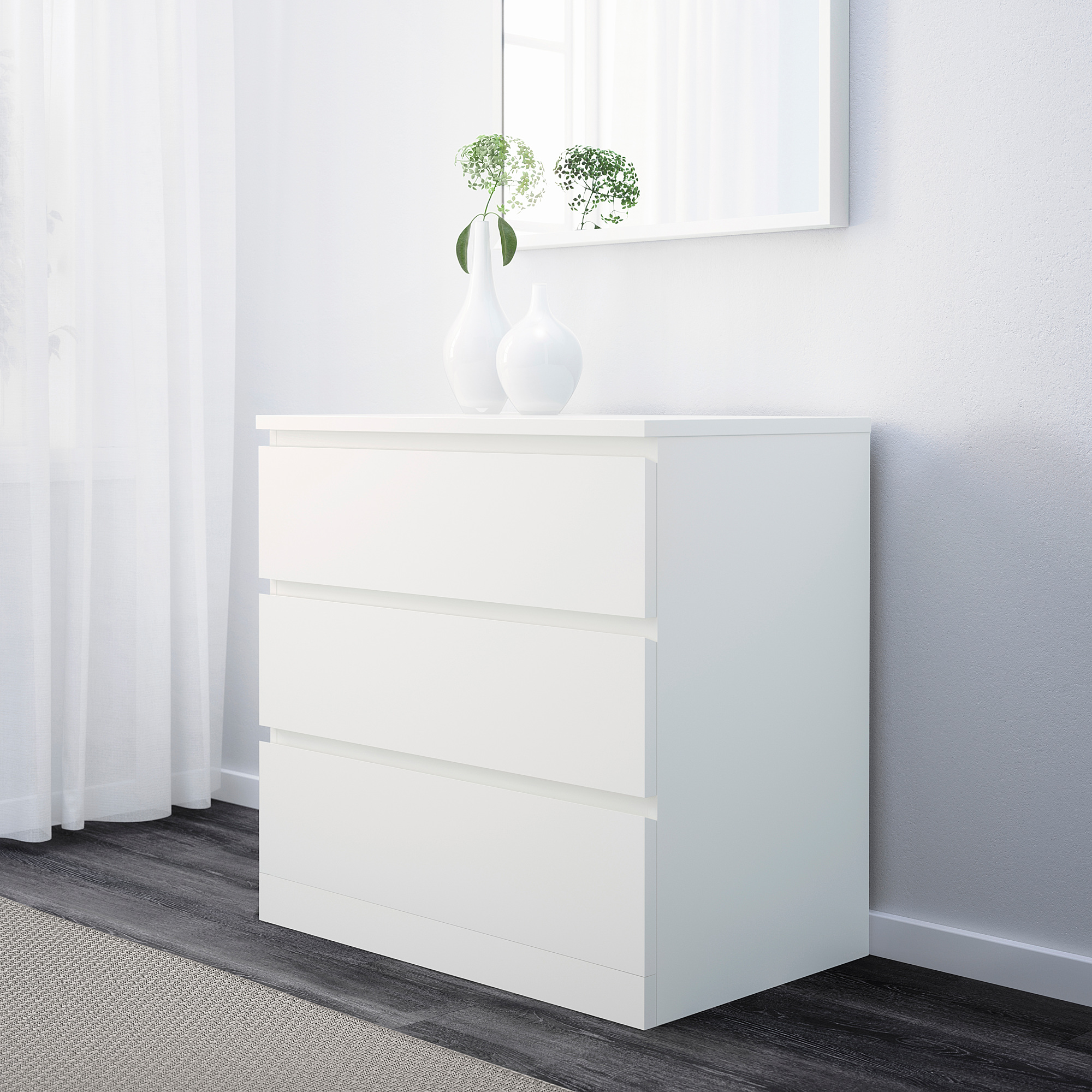 MALM bedroom furniture, set of 2