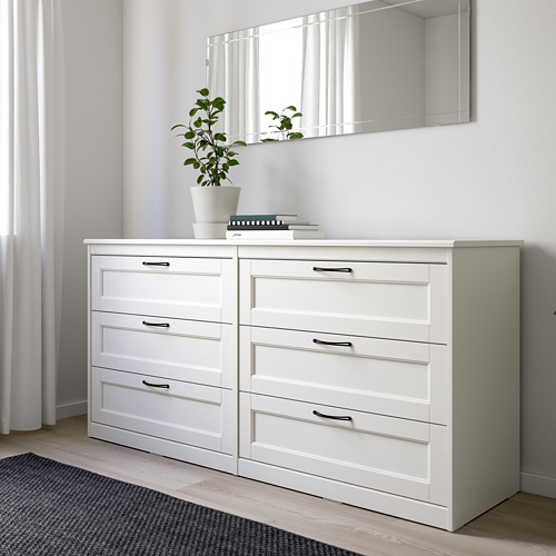 SONGESAND - chest of 6 drawers, white | IKEA Taiwan Online - PE658936_S4