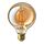 MOLNART - LED bulb E27 150 lumen, globe brown clear glass, 95 mm | IKEA Taiwan Online - PE926560_S1