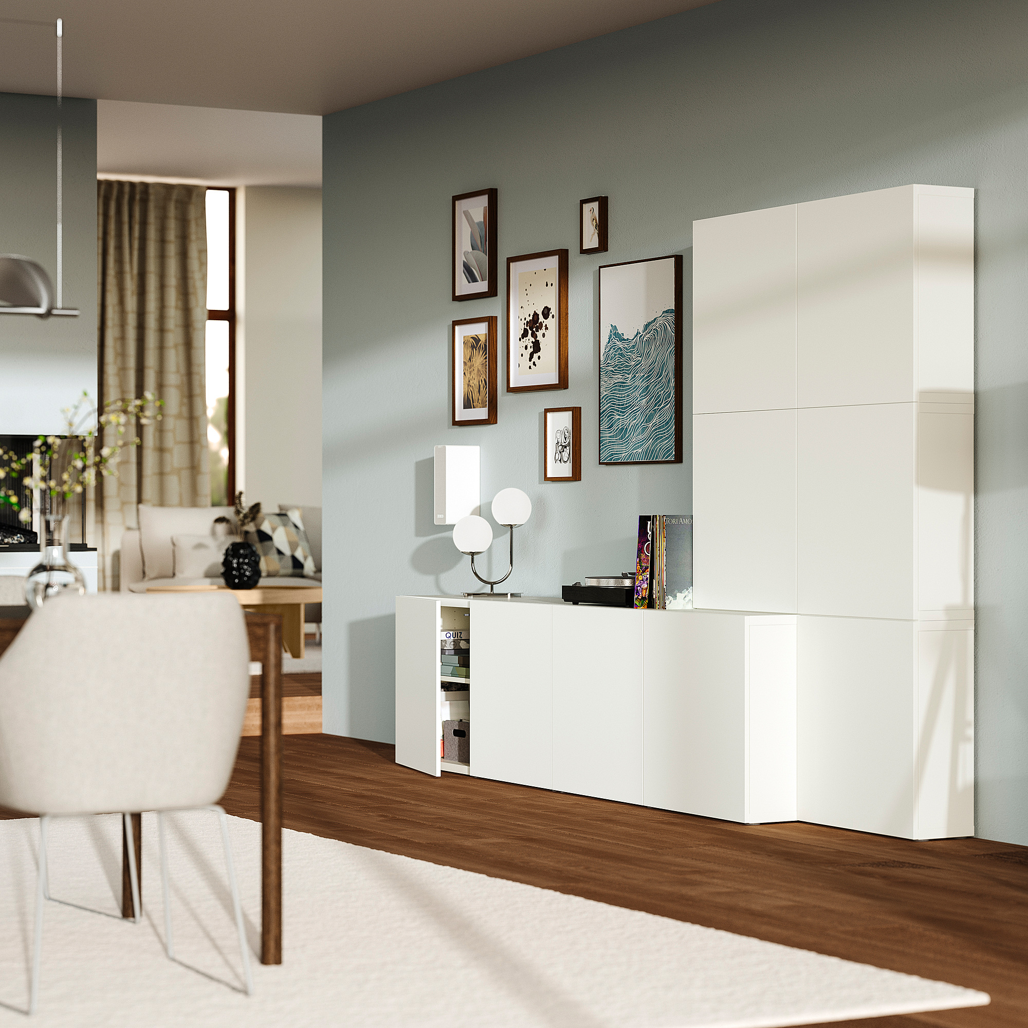 BESTÅ storage combination with doors