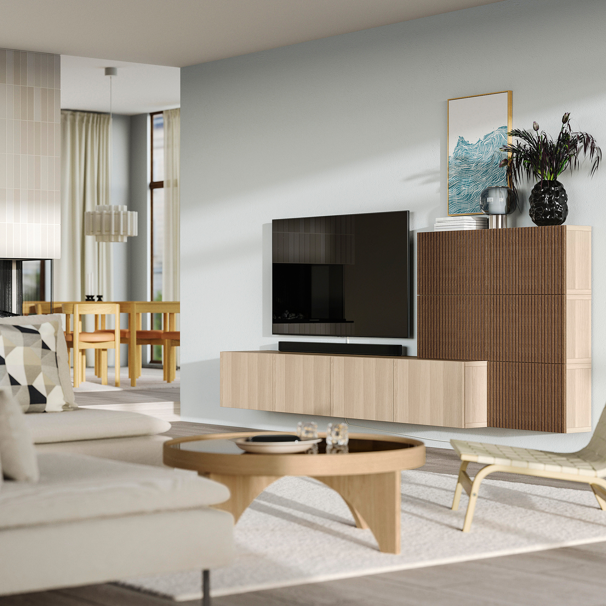 BESTÅ media storage combination