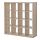 KALLAX - shelving unit, white stained oak effect, 147x147 cm | IKEA Taiwan Online - PE606045_S1