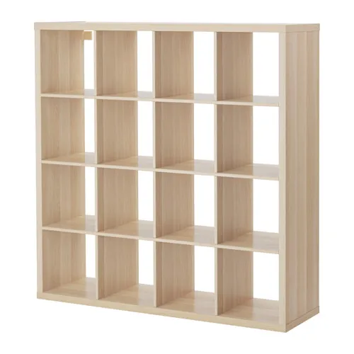 KALLAX - shelving unit, white stained oak effect, 147x147 cm | IKEA Taiwan Online - PE606045_S4