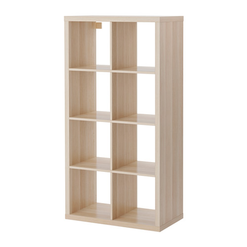 KALLAX - shelving unit, white stained oak effect | IKEA Taiwan Online - PE606049_S4