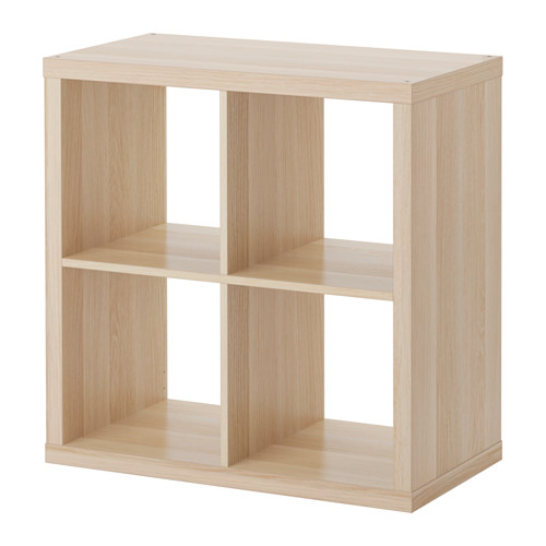 KALLAX - shelving unit, white stained oak effect, 77x77 cm | IKEA Taiwan Online - PE606050_S4