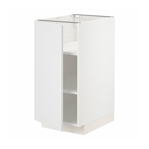 METOD base cabinet with shelves