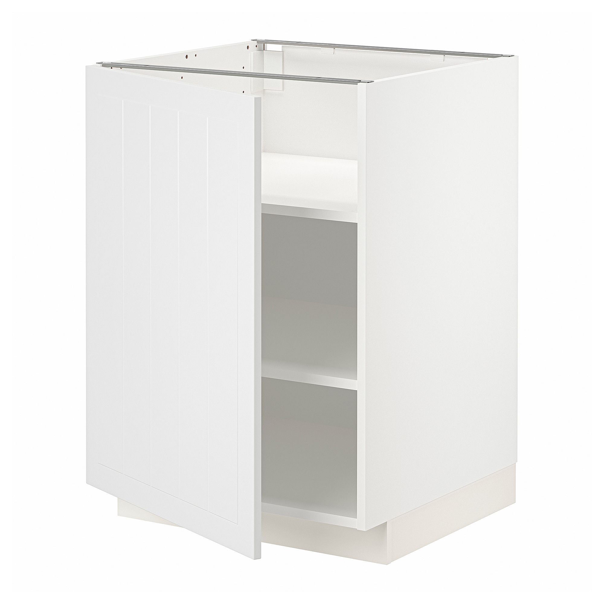 METOD base cabinet with shelves