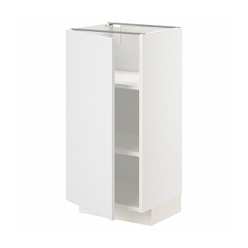 METOD base cabinet with shelves