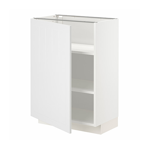 METOD base cabinet with shelves