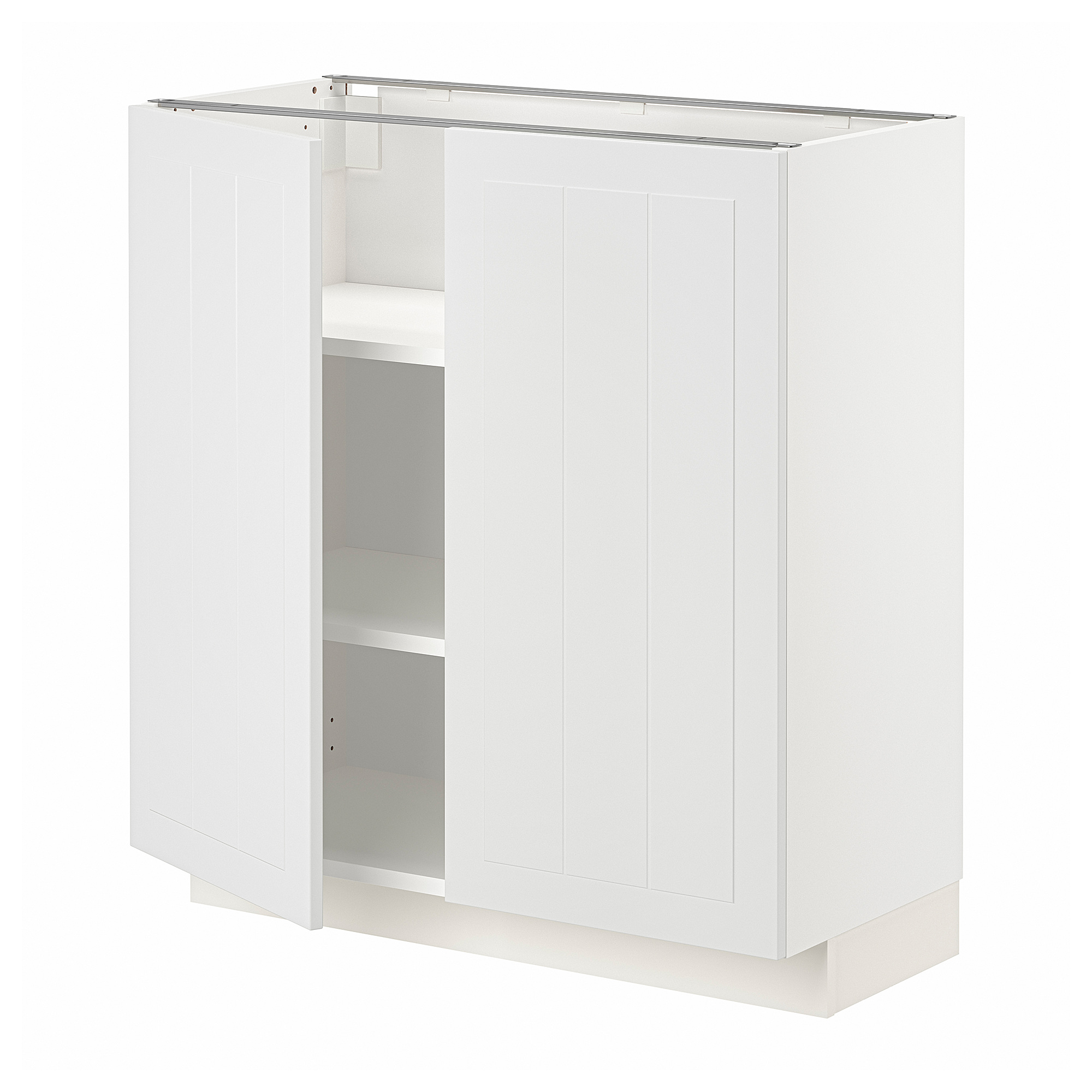 METOD base cabinet with shelves/2 doors