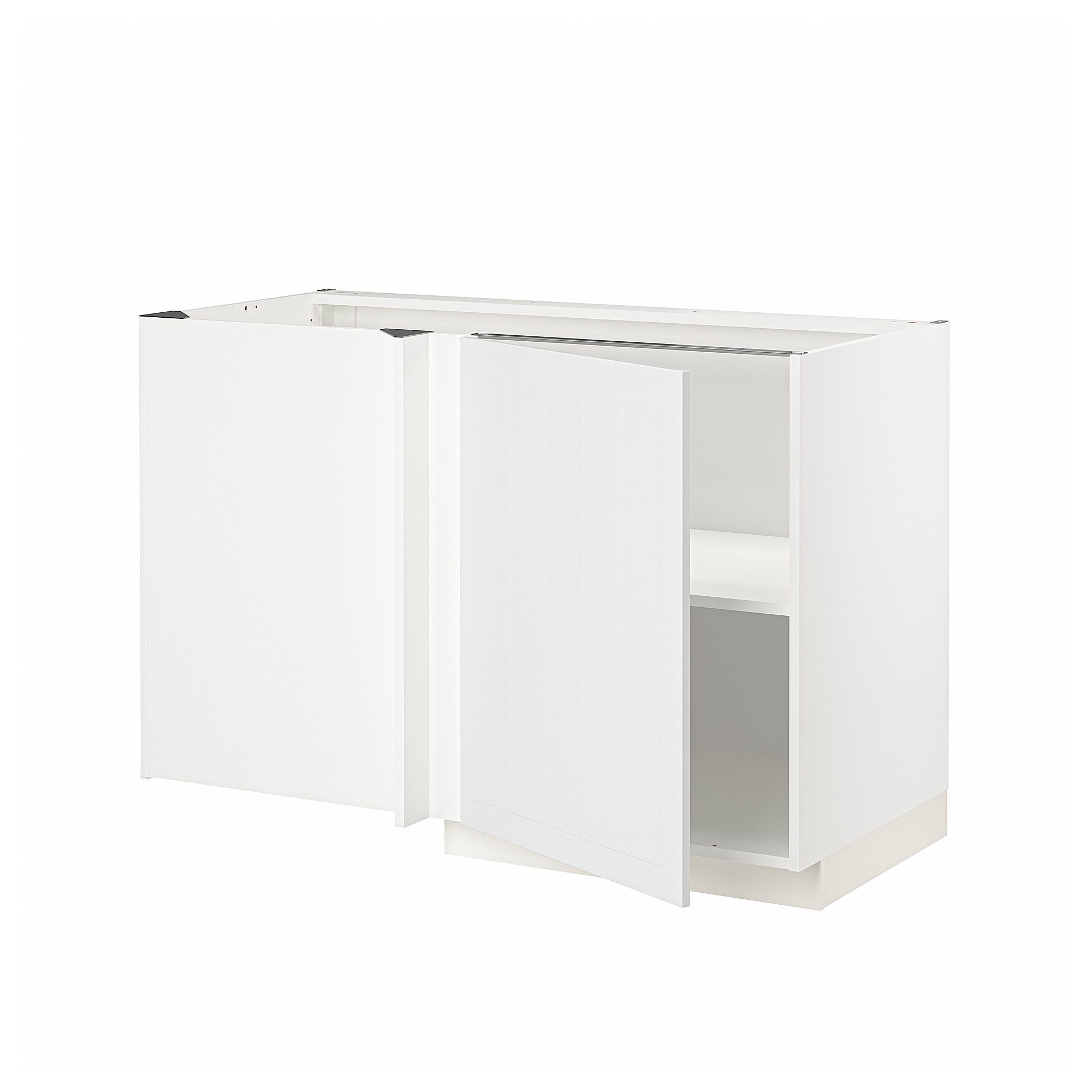 METOD corner base cabinet with shelf