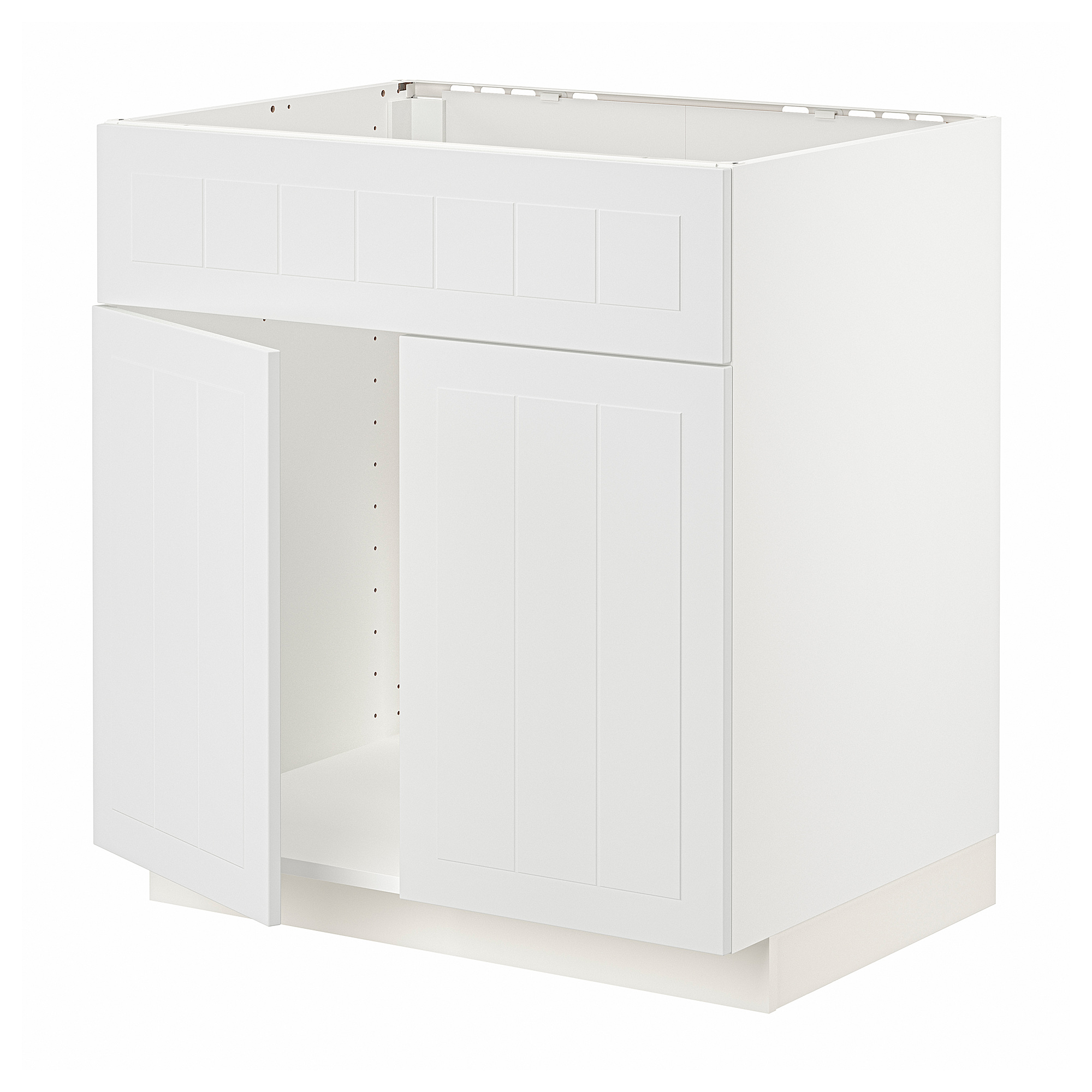 METOD base cabinet f sink w 2 doors/front