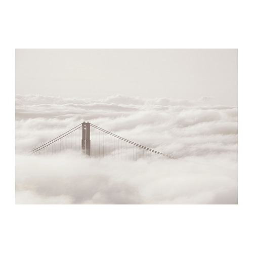 BJÖRKSTA - picture, bridge and clouds, 200x140 cm | IKEA Taiwan Online - PE888400_S4
