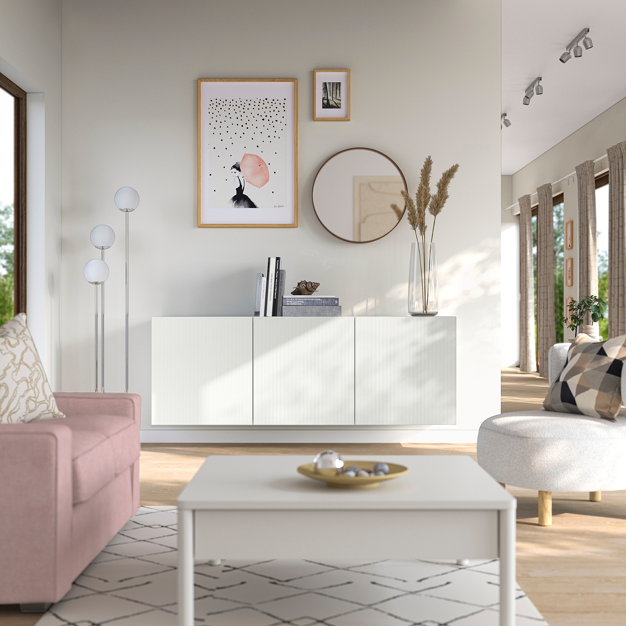 BESTÅ 上牆式收納櫃組合