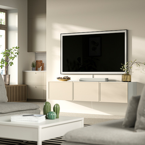 BESTÅ TV bench with doors