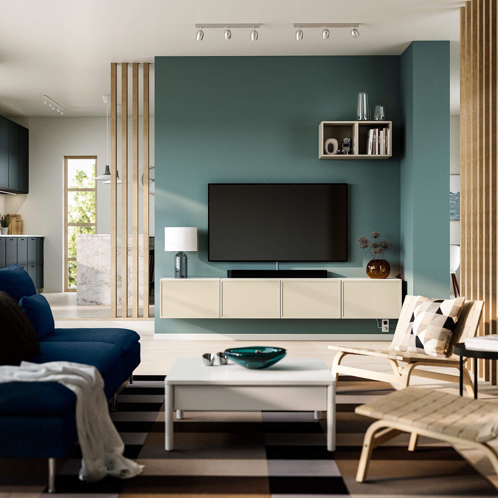 BESTÅ 電視櫃附門板