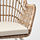 NORNA/NILSOVE - chair with chair pad, rattan white/Laila natural | IKEA Taiwan Online - PE750387_S1
