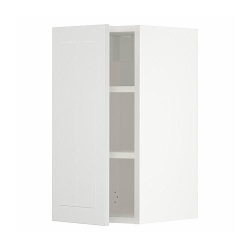 METOD wall cabinet with shelves