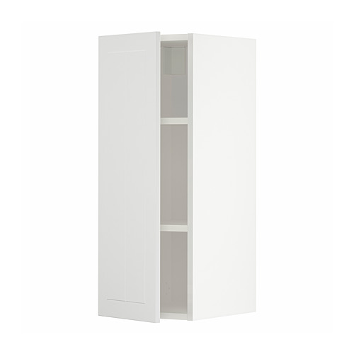 METOD wall cabinet with shelves