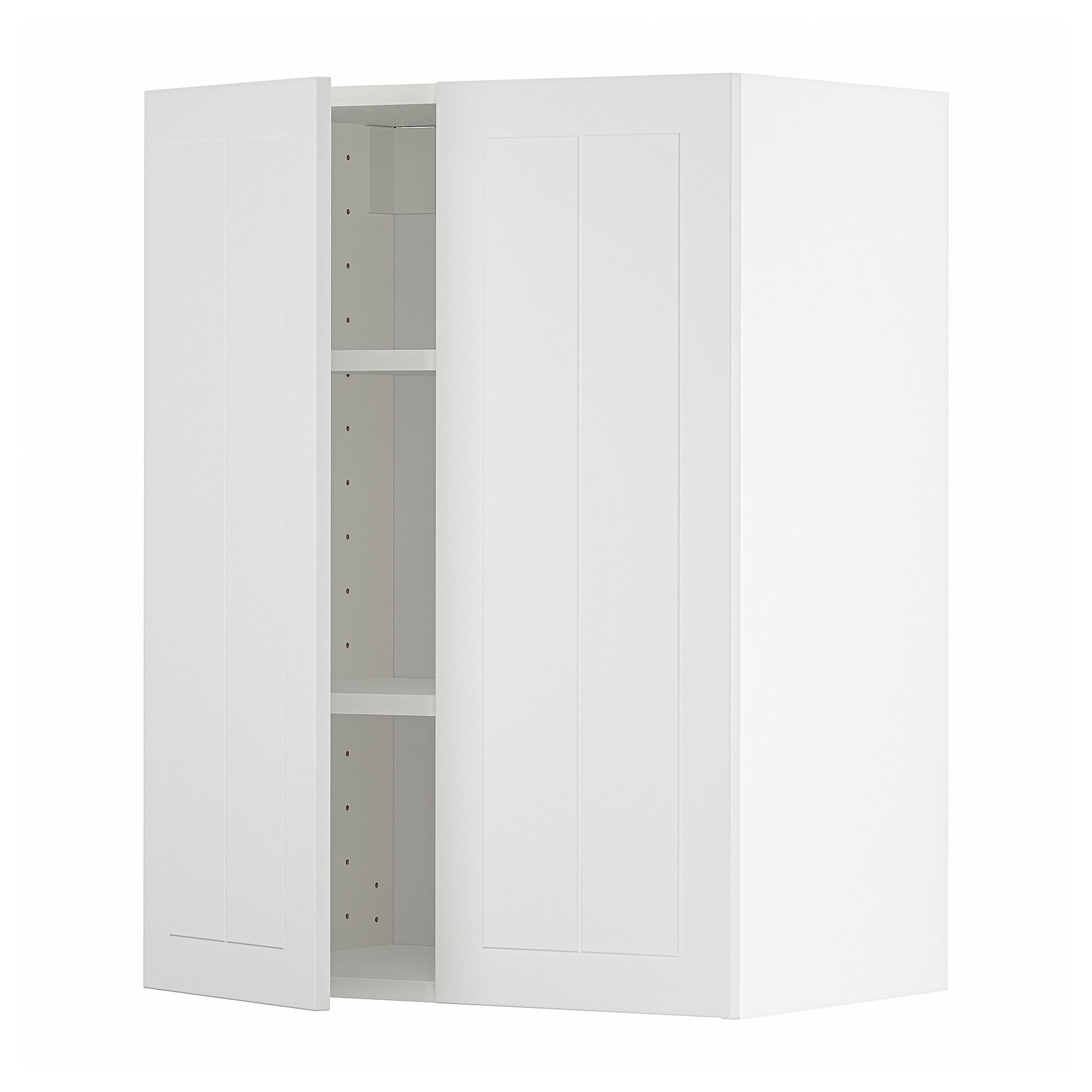 METOD wall cabinet with shelves/2 doors