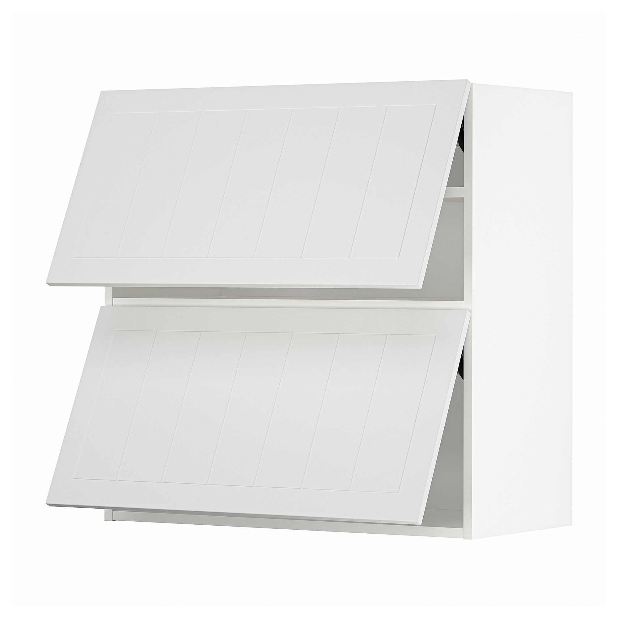 METOD wall cab horizo 2 doors w push-open
